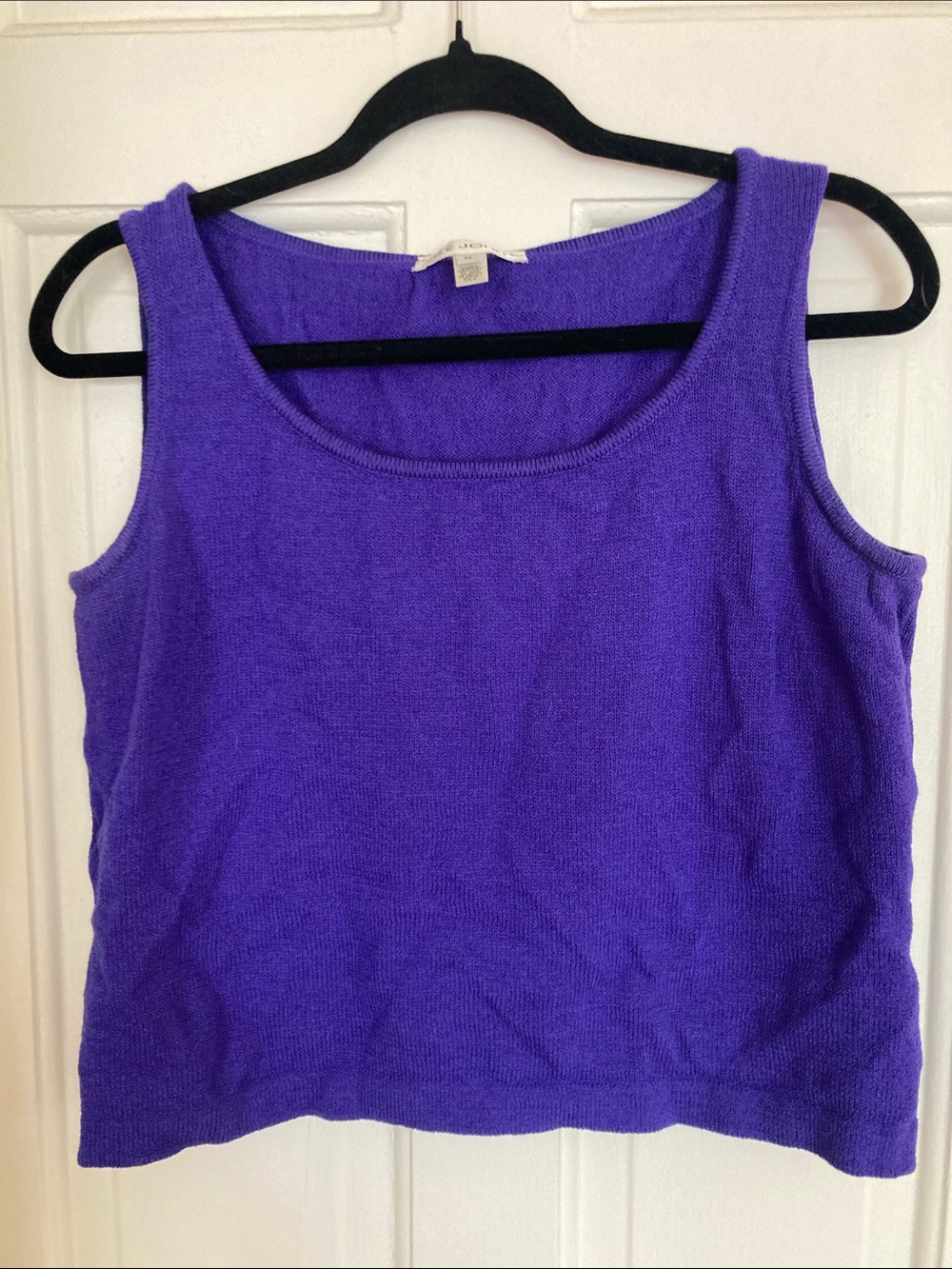 St. John Purple Tank Top Sleeveless Knit Top